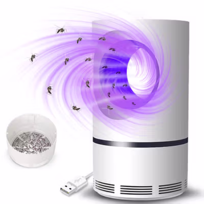 Aleekit Lampu LED UV Anti Nyamuk Mosquito Killer Lamp USB 5W 5V - XM888 - White