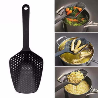 GLANYOMI Sendok Saringan Masak Dapur Tirisan Mie Skimmer Utensil - VH20F - Black