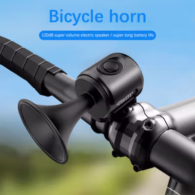 TWOOC Bel Klakson Sepeda Elektrik Bike Horn IPX4 Universal 120dB - EH-2 - Black