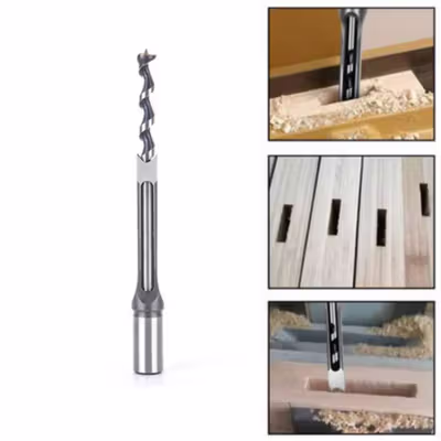 JUSTINLAU Mata Bor Lubang Persegi HSS Square Mortise Hole Drill 10mm - JS-105 - Silver