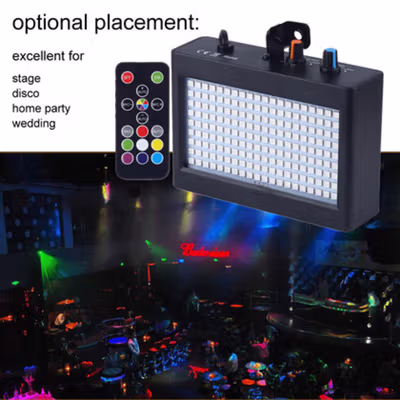 CHINLY Lampu Sorot LED Spotlight Stage Party 5050 SMD RGB 240V 35W - ST1003 - Black