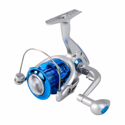 YUMOSHI Reel Pancing Spinning Fishing Reel 5.5:1 SA Series SA5000 - Silver Blue