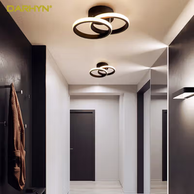 TaffLED Lampu Plafon LED Minimalis Nordic Style 3 Color 24W - D208 - Black