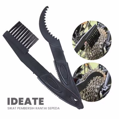 IDEATE Sikat Pembersih Rantai Sepeda Chain Cleaning Brush - YQ012 - Black