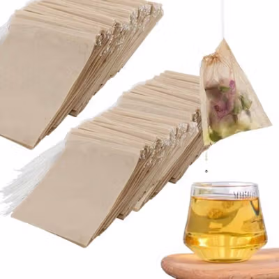 XiangYi Kantong Teh Celup Kertas Disposable Tea Bag 100 PCS 5x7 cm - TB75 - Brown