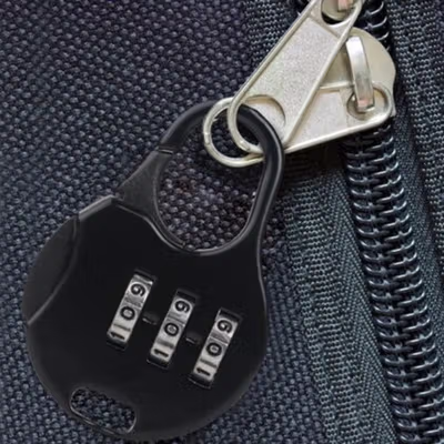 Travel-O Gembok Koper Angka 3 Digit Suitcase Password Safety Lock - NTA-520 - Black