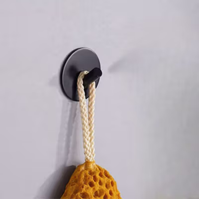 TaffHOME Gantungan Dinding Hook Hanger Stainless Steel 201 - MT36 - Black