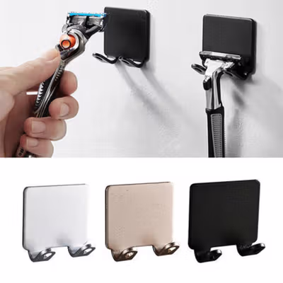 TaffHOME Gantungan Dinding Kapstok Hook Hanger Aluminium - MT14 - Black