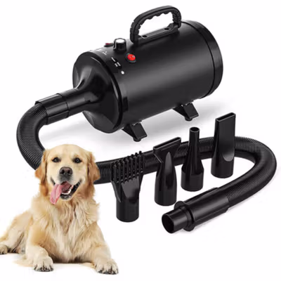 HEAN Pengering Bulu Kucing Anjing Hair Dryer for Pets Fast Blow 2800W - ZF-YC-C-04 - Black