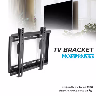 CNSD Bracket TV Wall Mount VESA 200 x 200 for 14-42 Inch TV - HD601 - Black