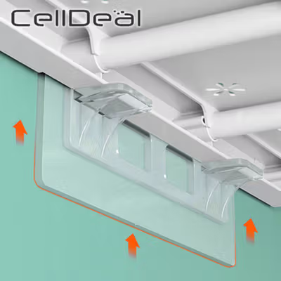 CellDeal Holder Siku Penyangga Rak Ambalan Shelf Support 6 PCS - CD010 - Transparent