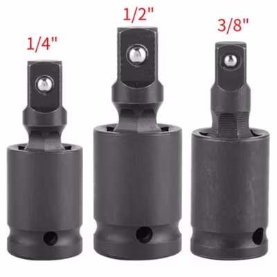 WALFRONT Adapter Kunci Pas Bor Listrik Universal Joint 3 PCS - 2075A - Black