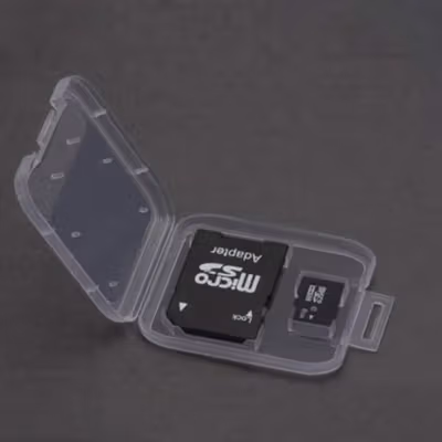 Kotak Plastik Penyimpan Micro SD SDHC - No Color