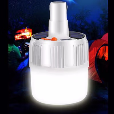 OOBEST Lampu LED Camping Tenda Solar Waterproof Cool White with Remote - SL-24 - White