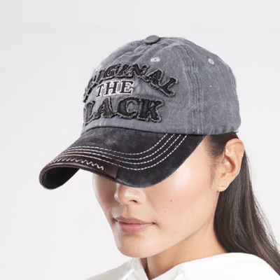 FLB Topi Baseball Original The Black Katun Retro Washed Style Cap - F122 - Light Gray