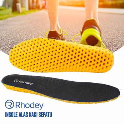 Rhodey Insole Sepatu Alas Kaki Orthopedic Sport 40 - Y3Y27 - Black