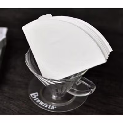 One Two Cups Kertas Saringan Kopi Filter Paper V60 1-2 Cups 100 PCS - V01 - White
