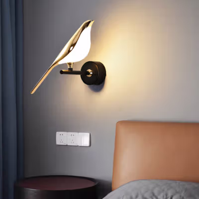 BVLAMSSI Lampu Hias Dinding Rotasi 360 Derajat Warm White 4000K 10W - WL-222 - Golden