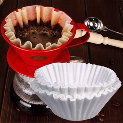 Arshen Kertas Saringan Kopi Wave Filter Paper V60 1-4 Cups 50 PCS - B02 - White