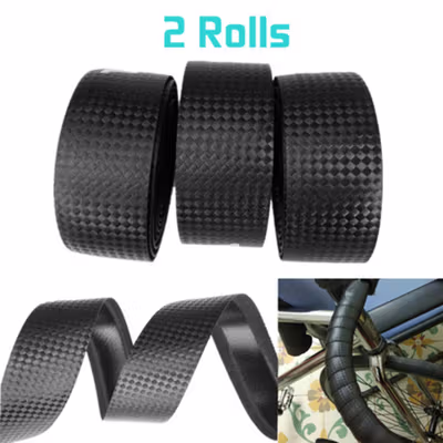 LAYFUZ Hand Grip Bar Tape Handlebar Sepeda Anti Slip 2 Roll - 70616 - Black