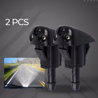 OTOHEROES Nozzle Air Wiper Kaca Mobil Windshield Washer Spray 2 PCS - YY9863 - Black