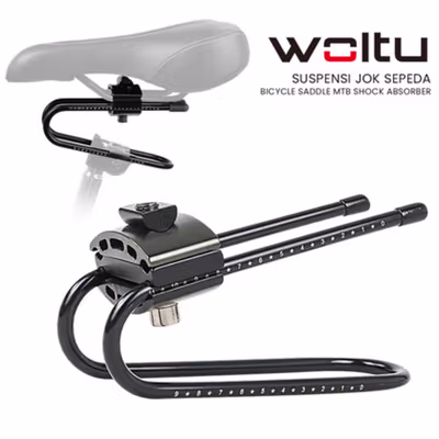 WOLTU Suspensi Jok Sepeda Bicycle Saddle MTB Shock Absorber - FZ1510gr - Black