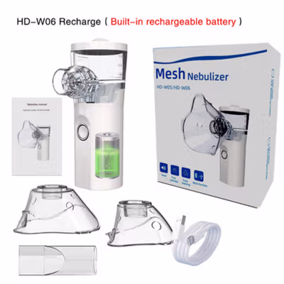 COLEBY Alat Terapi Pernapasan Mesh Nebulizer Inhaler Atomizer - TZ-W08 - White