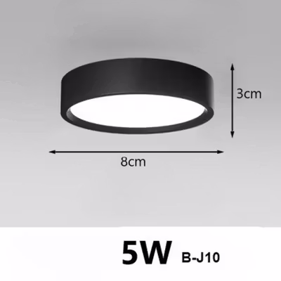 LABOT Lampu Outbow LED Ceiling Light Bright and Soft Cool White 5W - B-J10 / B-J30 - Black