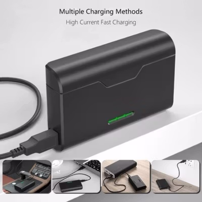 Taffware Charger Baterai Kamera NP-BX1 3 Slot for Sony Cybershot HDR - TFBX1 - Black