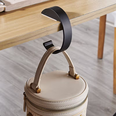 VILOYI Gantungan Meja Lepas Pasang Portable Removable Table Hook - VLC7 - Black