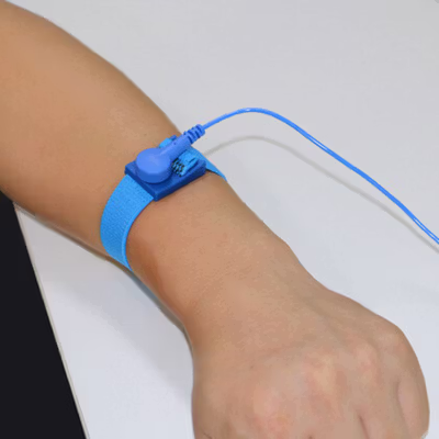 LEKO Anti Static Wrist Strap Tali Anti Listrik Statis 1M - ESD - Blue