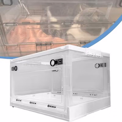 TECHMY Box Pengering Hewan Pet Drying Box Hair Blow Dryer - T100 - White