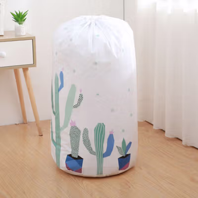 AsyPets Keranjang Pakaian Kotor Foldable Laundry Organizer EVA 83cm - DR230 - White