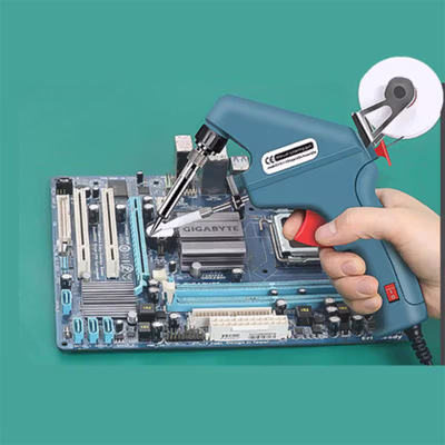 DeBaiLong Solder Listrik Tembak Tin Gun Adjustable Heat 220V 60W - GT-30 - Deep Blue
