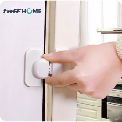 TaffHOME Safety Lock Pintu Kulkas Pengunci Tambahan Serbaguna - S1843 - White