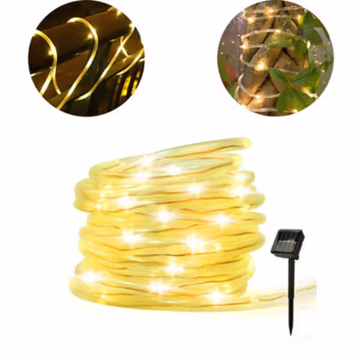TaffLED Lampu Hias String Light Tumblr Outdoor Solar IP65100 LED 12M - LISM-10 - Warm White