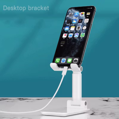 Dawndesslo Universal Smartphone Folding Desktop Holder Stand 4-6 Inch - 0011 - White
