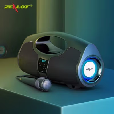 ZEALOT Bluetooth 5.0 Speaker Portable Powerful Boombox 40W - P1 - Black
