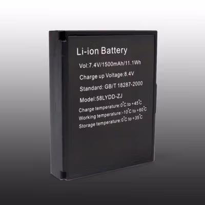 Baterai Printer Zjiang Mini Bluetooth Thermal 5805 5802 5807 1500mAh - 58LYDD-ZJ - Black