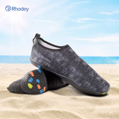 Rhodey STOUREG Sepatu Pantai Olahraga Air Water Sports Barefoot Shoes 40 - 6688 - Black/Green