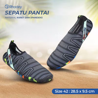 Rhodey STOUREG Sepatu Pantai Olahraga Air Water Sports Barefoot Shoes 42 - 6688 - Gray