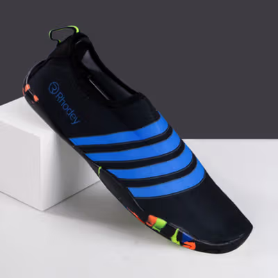 Rhodey STOUREG Sepatu Pantai Olahraga Air Water Sports Barefoot Shoes 43 - 6688 - Black Blue