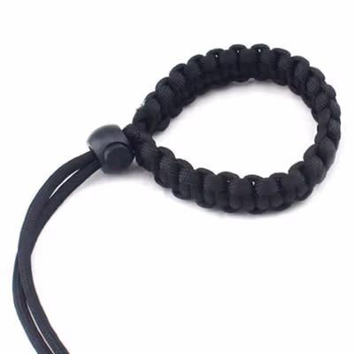 Tali Hand Strap Paracord Kamera DSLR Camera Lanyard 20.5cm - Black