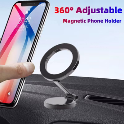 Calder Holder HP Mobil Magnetic 360 Rotation Car Phone Holder - H800 - Gray
