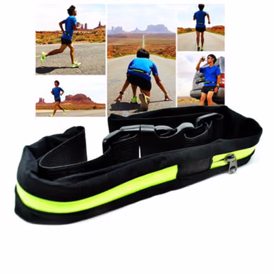 Guoxing Tas Pinggang Olahraga Lari Elastis Running Waist Bag - C92209 - Green