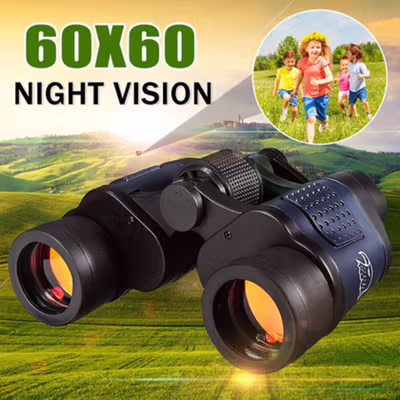 APEXEL Teropong Binoculars High Clarity Night Vision 60x60 - APS-60X60 - Black