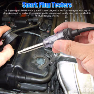Geartronic Alat Penguji Busi In-Line Ignition Spark Plug Tester - Y-6815 - Black