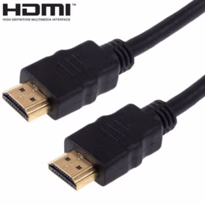 High Speed HDMI to HDMI Cable OD 6mm Gold Plated 4K 3M - Black