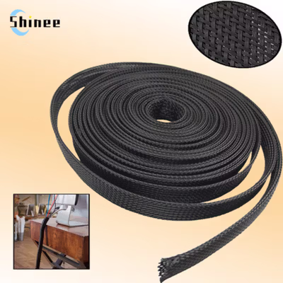 Shinee Pembungkus Kabel Listrik Nilon Flame Retardant 12mm x 5M - SHP-12 - Black