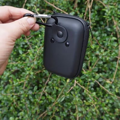 Hardcase EVA Protective Bag untuk Kamera Aksi Action Cam Earphone TWS - VBG-E10 - Black